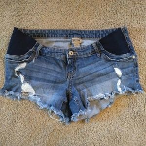 Maternity under the belly short shorts